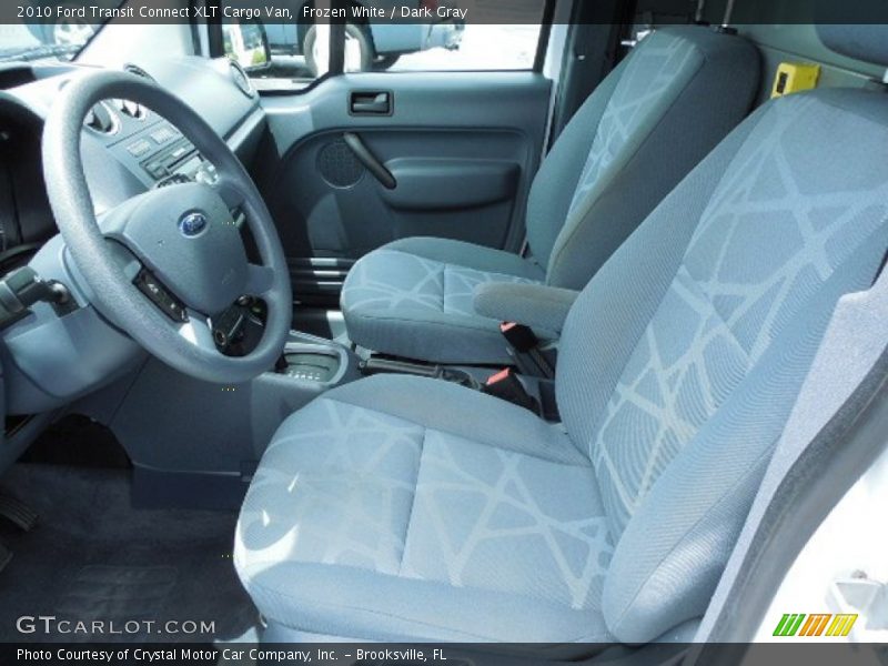 Frozen White / Dark Gray 2010 Ford Transit Connect XLT Cargo Van