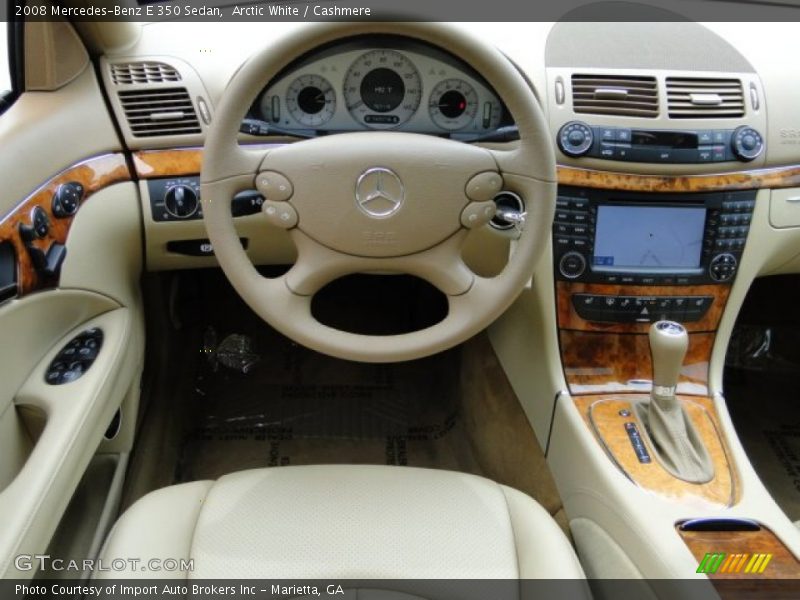 Arctic White / Cashmere 2008 Mercedes-Benz E 350 Sedan