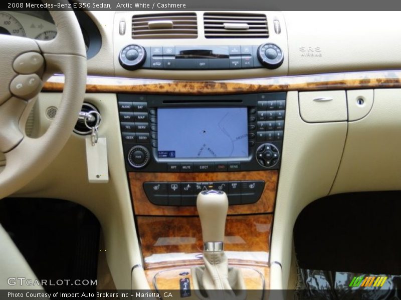 Arctic White / Cashmere 2008 Mercedes-Benz E 350 Sedan