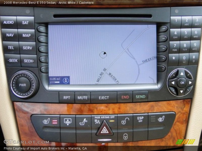 Arctic White / Cashmere 2008 Mercedes-Benz E 350 Sedan