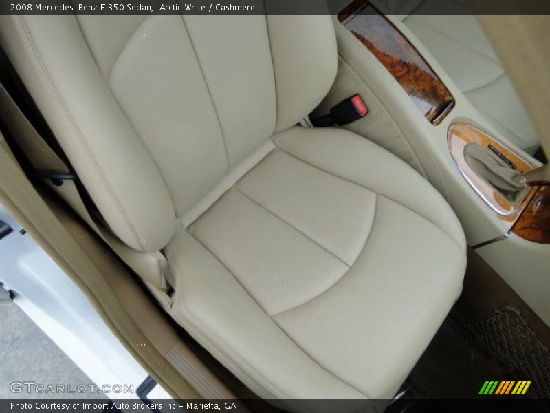 Arctic White / Cashmere 2008 Mercedes-Benz E 350 Sedan