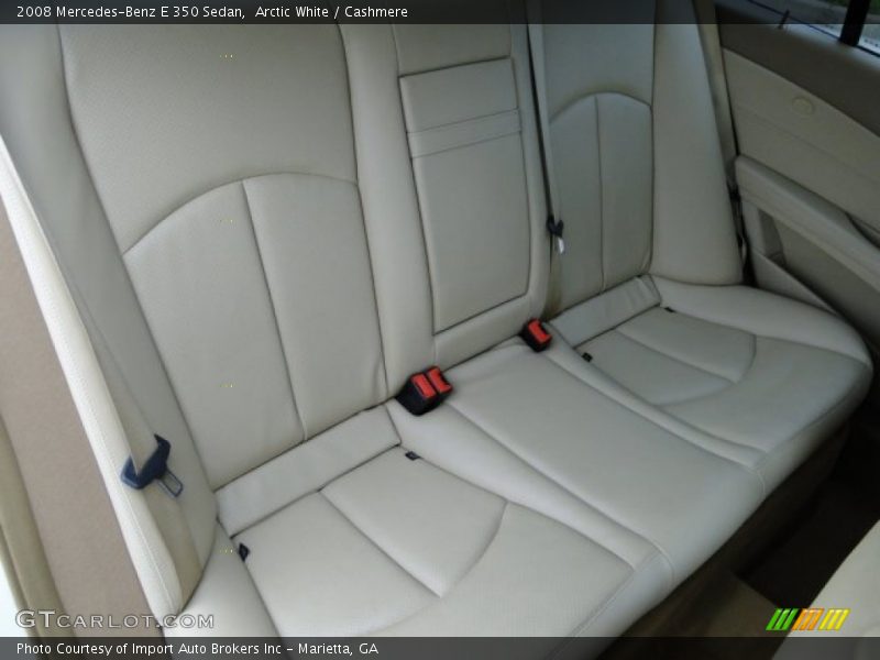 Arctic White / Cashmere 2008 Mercedes-Benz E 350 Sedan