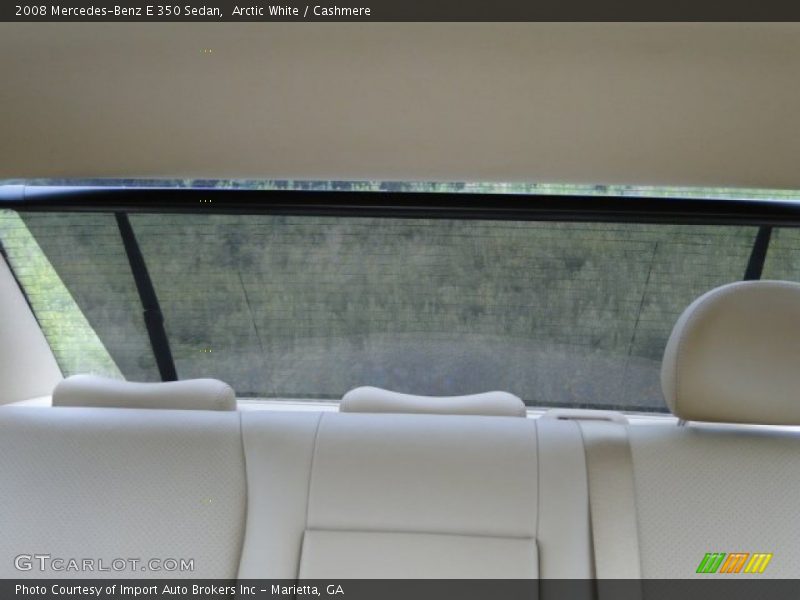 Arctic White / Cashmere 2008 Mercedes-Benz E 350 Sedan
