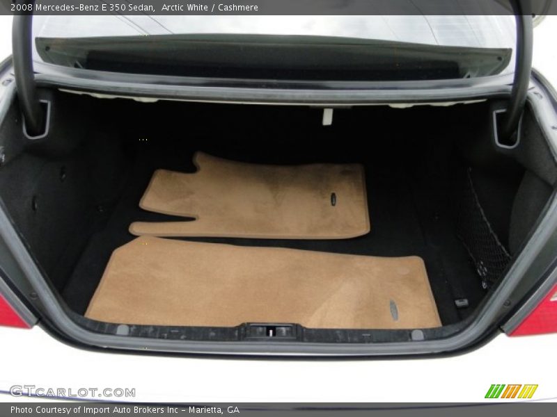 Arctic White / Cashmere 2008 Mercedes-Benz E 350 Sedan