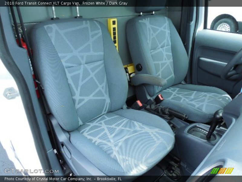 Frozen White / Dark Gray 2010 Ford Transit Connect XLT Cargo Van