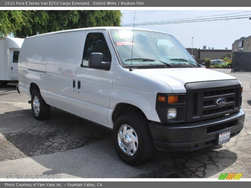 Oxford White / Medium Flint 2010 Ford E Series Van E250 Cargo Extended
