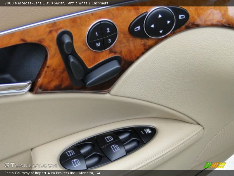 Arctic White / Cashmere 2008 Mercedes-Benz E 350 Sedan