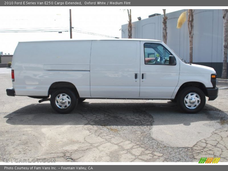 Oxford White / Medium Flint 2010 Ford E Series Van E250 Cargo Extended