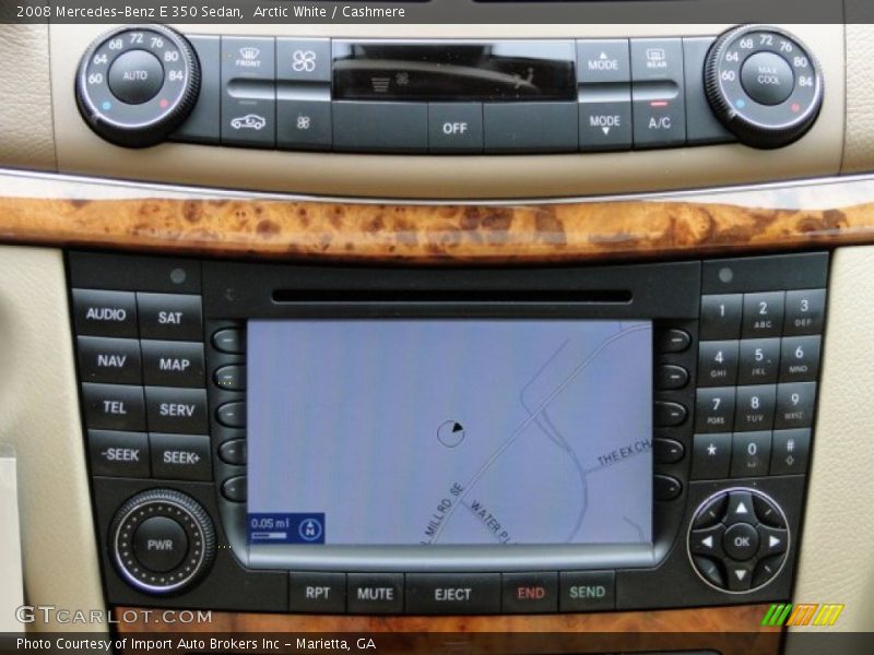 Arctic White / Cashmere 2008 Mercedes-Benz E 350 Sedan