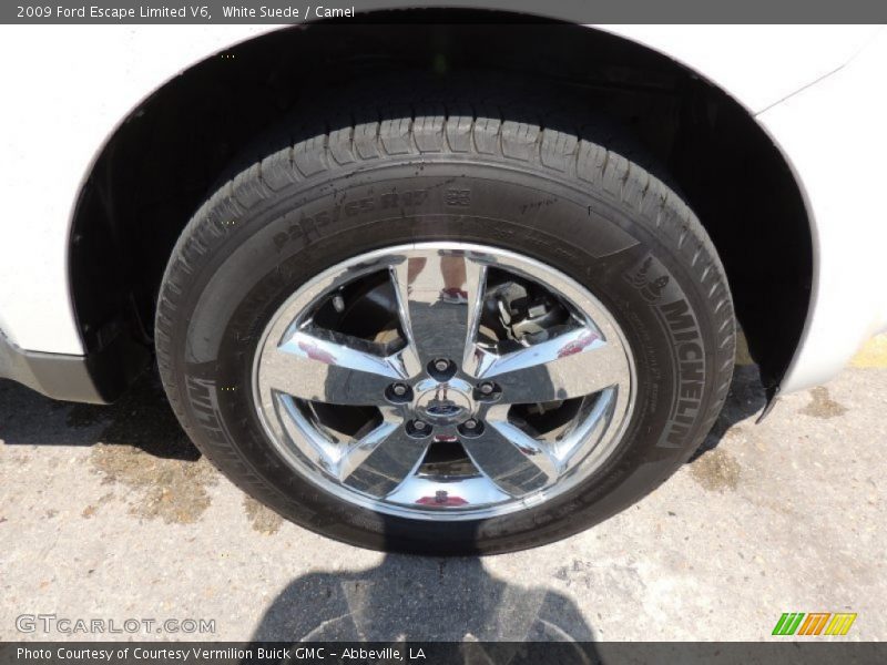 White Suede / Camel 2009 Ford Escape Limited V6