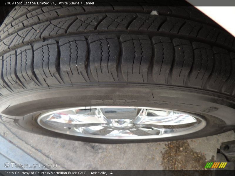 White Suede / Camel 2009 Ford Escape Limited V6
