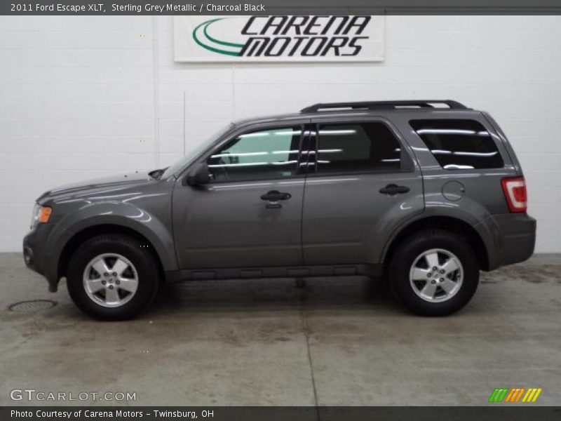 Sterling Grey Metallic / Charcoal Black 2011 Ford Escape XLT
