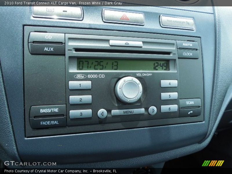 Frozen White / Dark Gray 2010 Ford Transit Connect XLT Cargo Van
