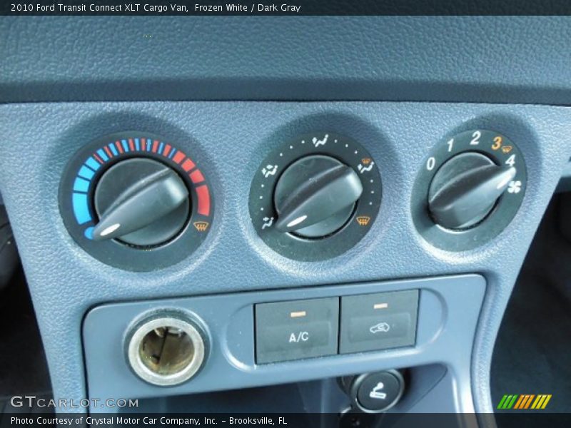 Frozen White / Dark Gray 2010 Ford Transit Connect XLT Cargo Van