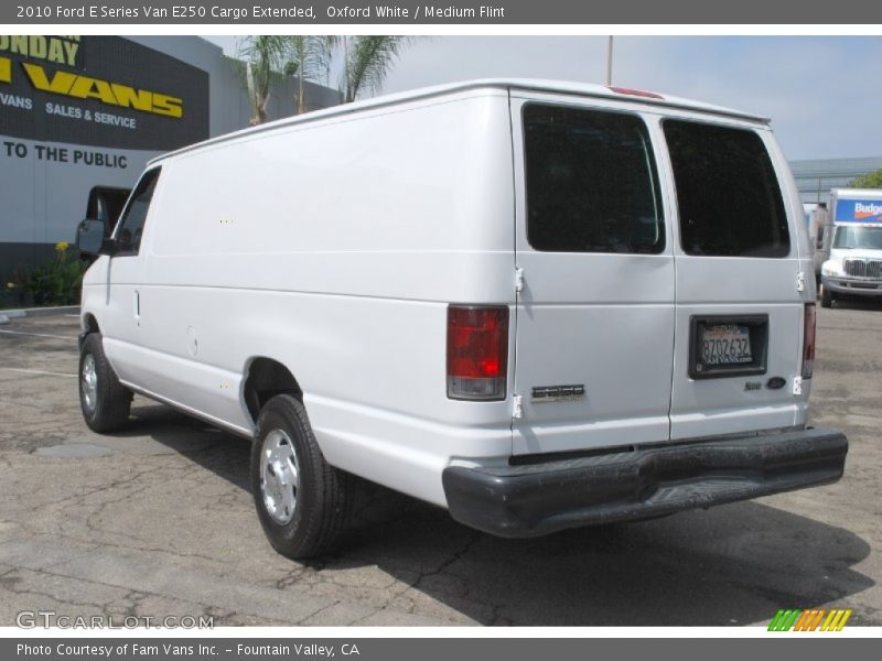 Oxford White / Medium Flint 2010 Ford E Series Van E250 Cargo Extended