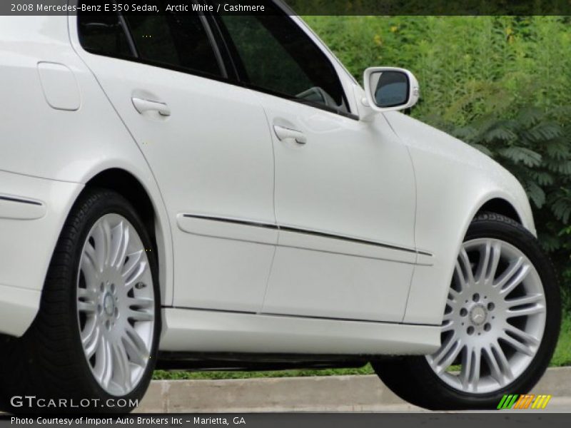 Arctic White / Cashmere 2008 Mercedes-Benz E 350 Sedan