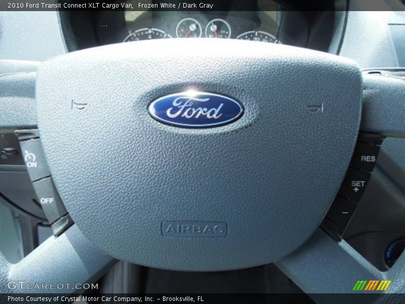 Frozen White / Dark Gray 2010 Ford Transit Connect XLT Cargo Van