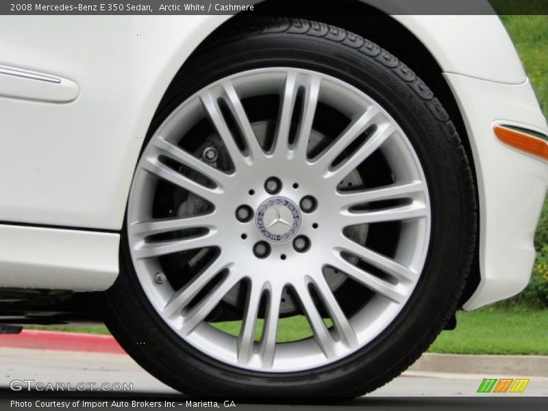 Arctic White / Cashmere 2008 Mercedes-Benz E 350 Sedan