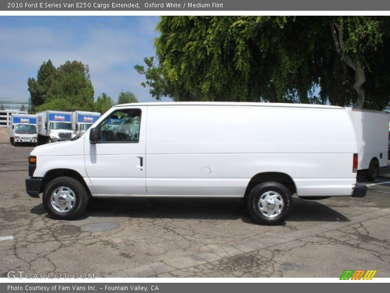 Oxford White / Medium Flint 2010 Ford E Series Van E250 Cargo Extended