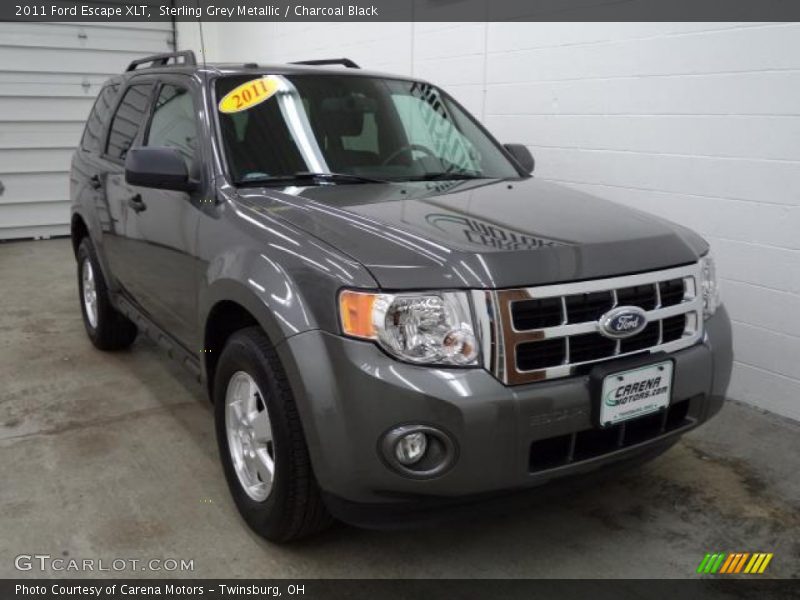 Sterling Grey Metallic / Charcoal Black 2011 Ford Escape XLT