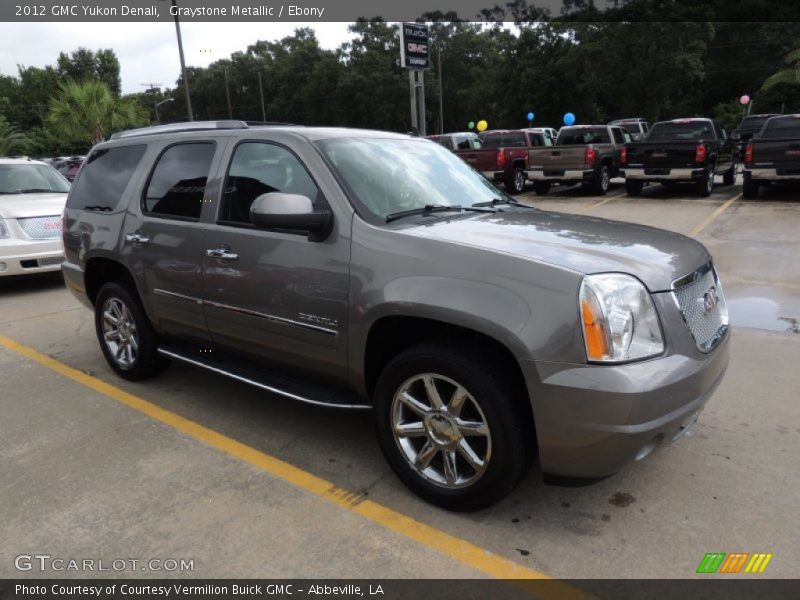 Graystone Metallic / Ebony 2012 GMC Yukon Denali