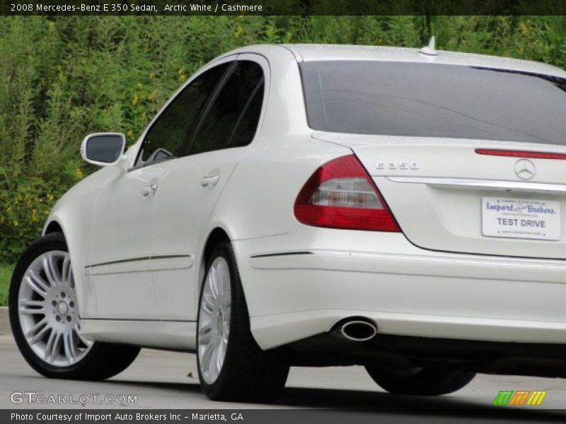 Arctic White / Cashmere 2008 Mercedes-Benz E 350 Sedan