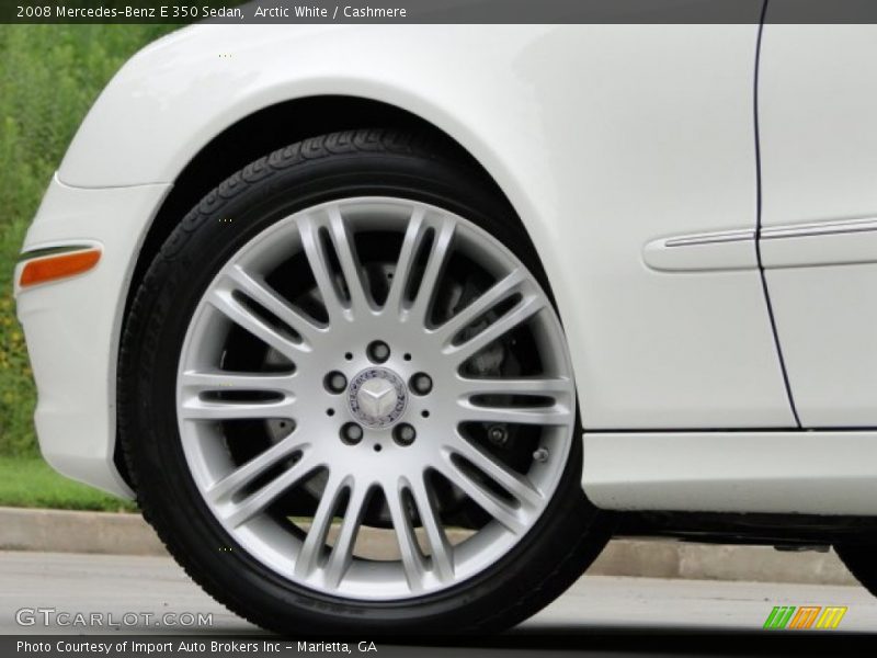 Arctic White / Cashmere 2008 Mercedes-Benz E 350 Sedan