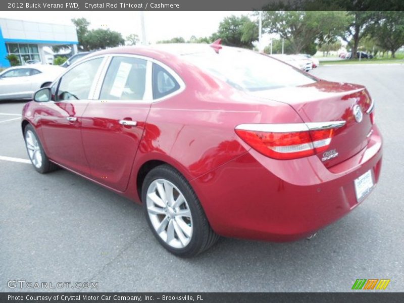 Crystal Red Tintcoat / Cashmere 2012 Buick Verano FWD