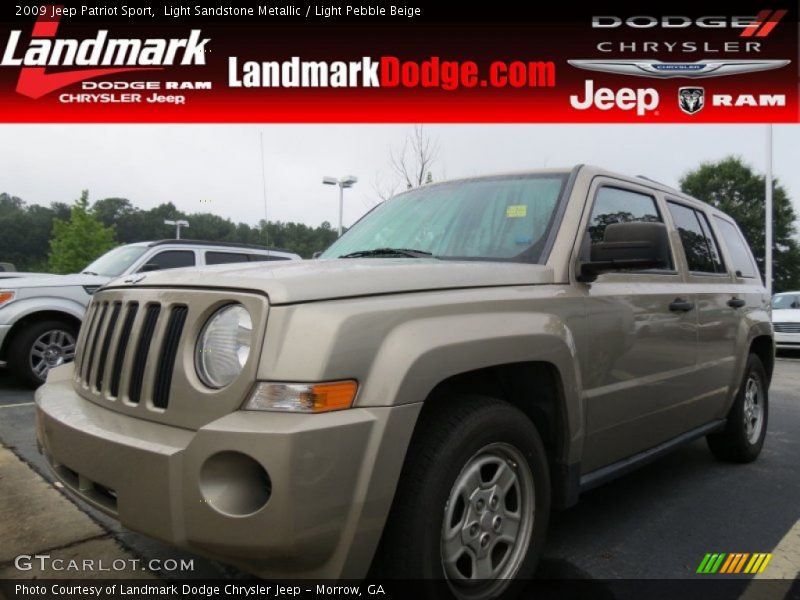 Light Sandstone Metallic / Light Pebble Beige 2009 Jeep Patriot Sport