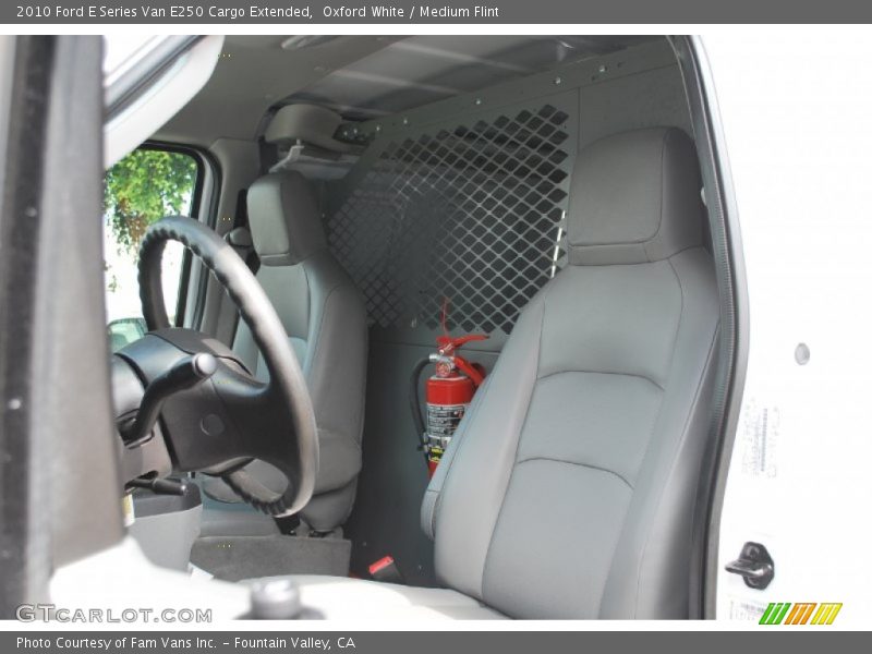 Oxford White / Medium Flint 2010 Ford E Series Van E250 Cargo Extended