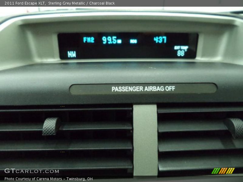 Sterling Grey Metallic / Charcoal Black 2011 Ford Escape XLT