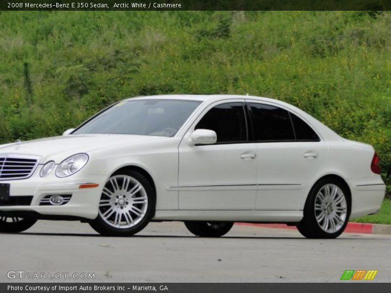 Arctic White / Cashmere 2008 Mercedes-Benz E 350 Sedan