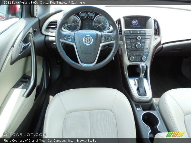Crystal Red Tintcoat / Cashmere 2012 Buick Verano FWD