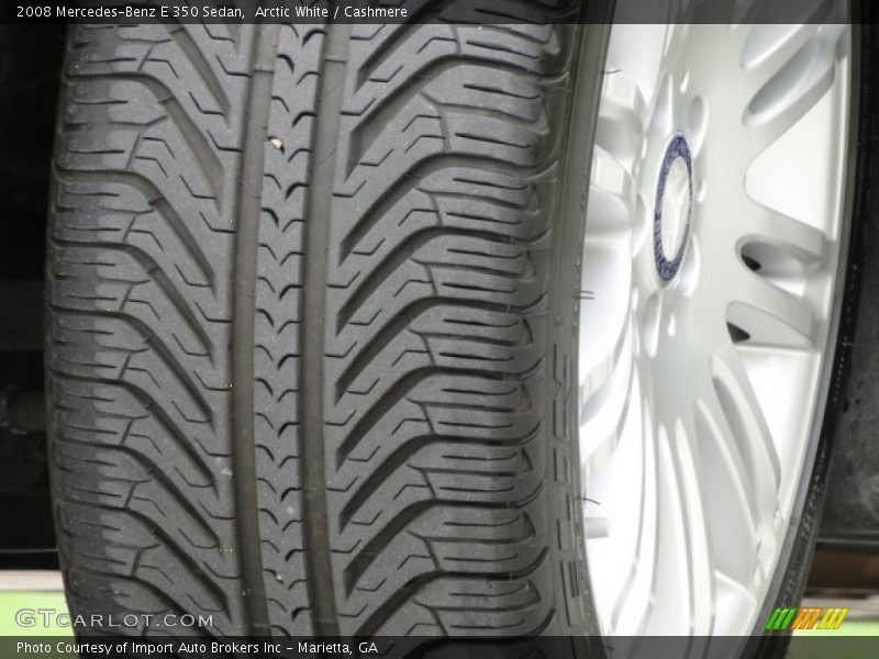 Arctic White / Cashmere 2008 Mercedes-Benz E 350 Sedan