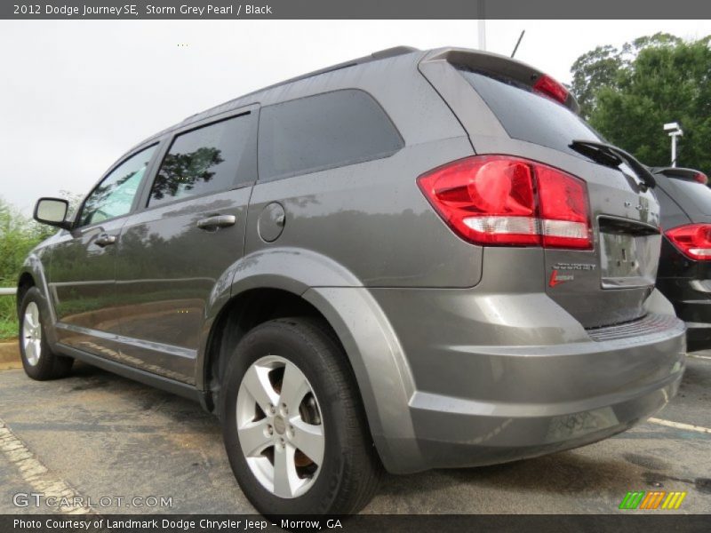 Storm Grey Pearl / Black 2012 Dodge Journey SE