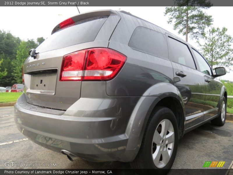 Storm Grey Pearl / Black 2012 Dodge Journey SE