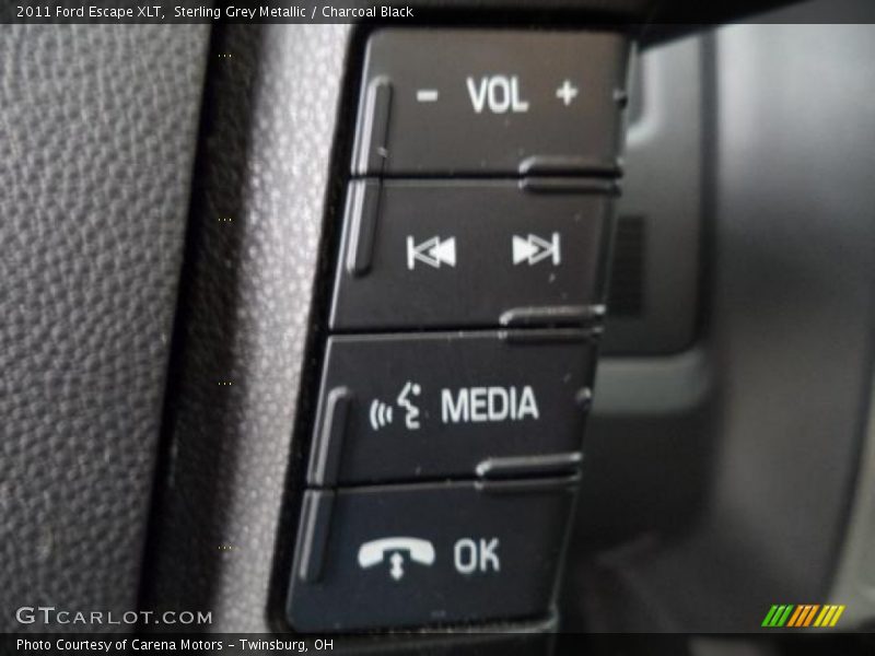 Sterling Grey Metallic / Charcoal Black 2011 Ford Escape XLT