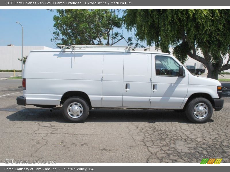 Oxford White / Medium Flint 2010 Ford E Series Van E250 Cargo Extended
