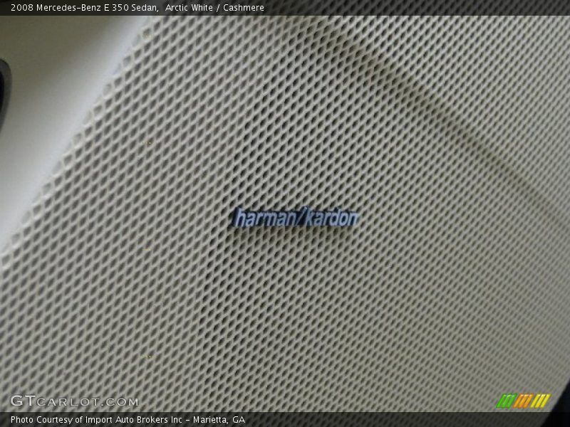 Arctic White / Cashmere 2008 Mercedes-Benz E 350 Sedan