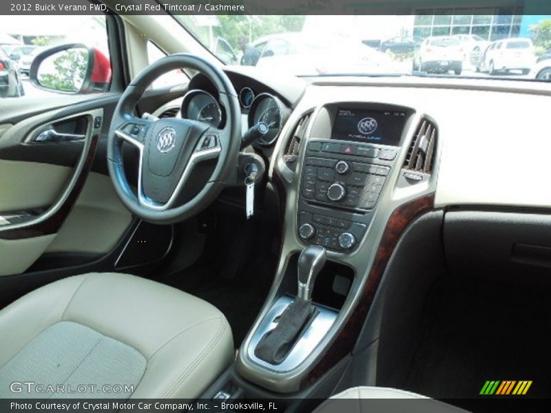 Crystal Red Tintcoat / Cashmere 2012 Buick Verano FWD