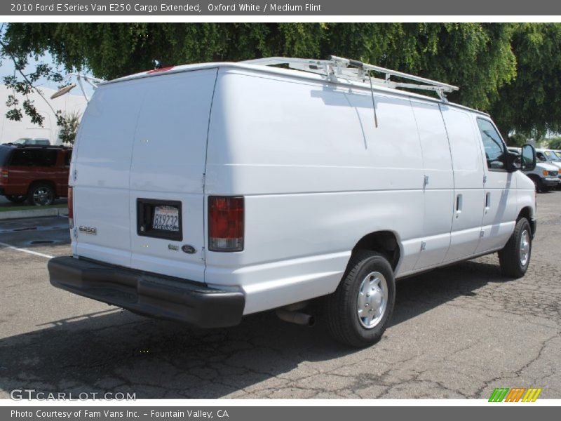 Oxford White / Medium Flint 2010 Ford E Series Van E250 Cargo Extended