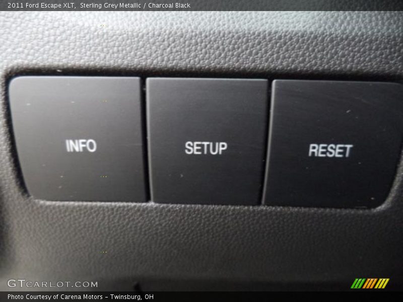Sterling Grey Metallic / Charcoal Black 2011 Ford Escape XLT