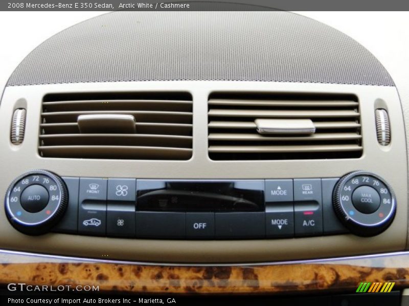 Arctic White / Cashmere 2008 Mercedes-Benz E 350 Sedan