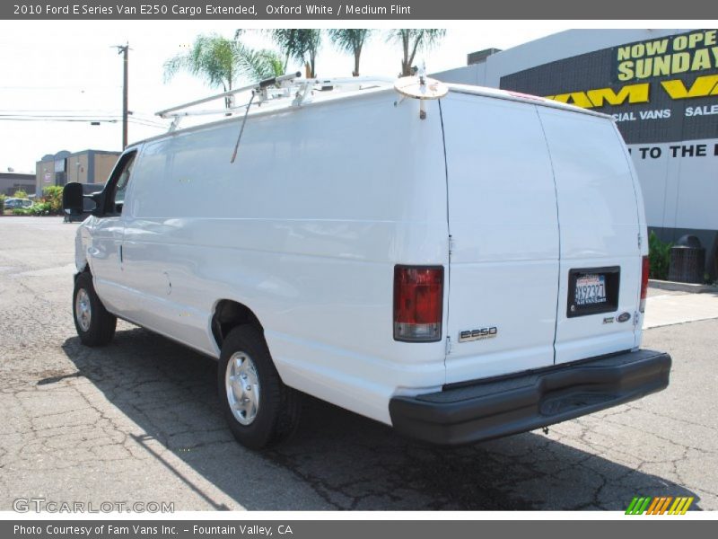 Oxford White / Medium Flint 2010 Ford E Series Van E250 Cargo Extended