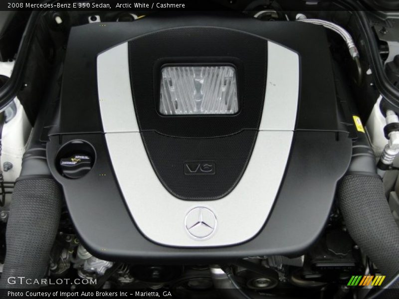 Arctic White / Cashmere 2008 Mercedes-Benz E 350 Sedan