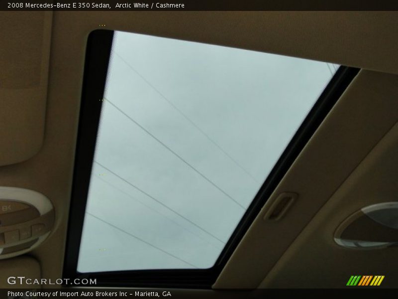Arctic White / Cashmere 2008 Mercedes-Benz E 350 Sedan