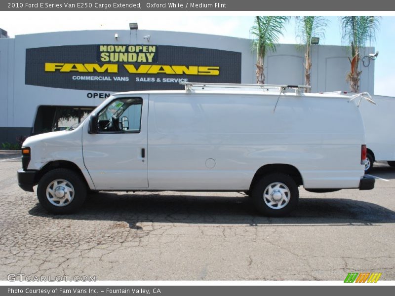 Oxford White / Medium Flint 2010 Ford E Series Van E250 Cargo Extended