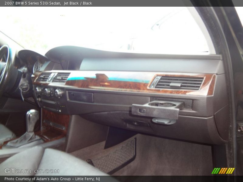Jet Black / Black 2007 BMW 5 Series 530i Sedan