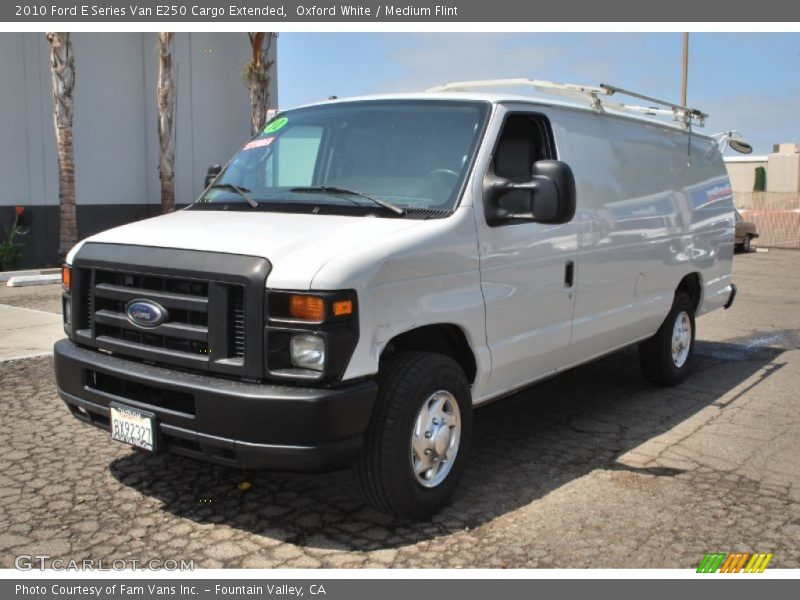 Oxford White / Medium Flint 2010 Ford E Series Van E250 Cargo Extended