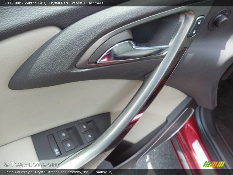 Crystal Red Tintcoat / Cashmere 2012 Buick Verano FWD